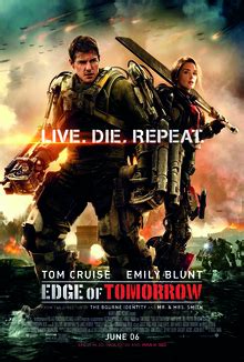It is adapted from the 2004 Japanese light novel All You Need Is Kill by Hiroshi Sakurazaka and features a one-day time loop where the protagonist Major William Cage (Cruise) is sent back in time every time he dies after a confrontation with an invading alien force. . Edge of tomorrow wikipedia